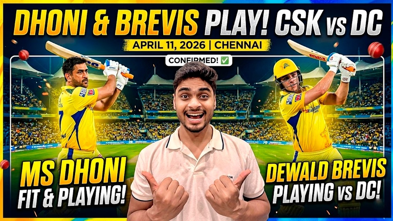 MS Dhoni Dewald Brevis Fit Play against DC 😍| CSK vs DC | Chennai vs Delhi |  IPL 2026 News Today