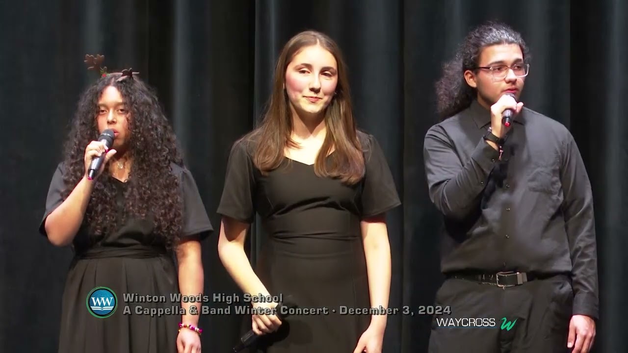 Winton Woods High School A Cappella and Band Winter Concert - December 3, 2024