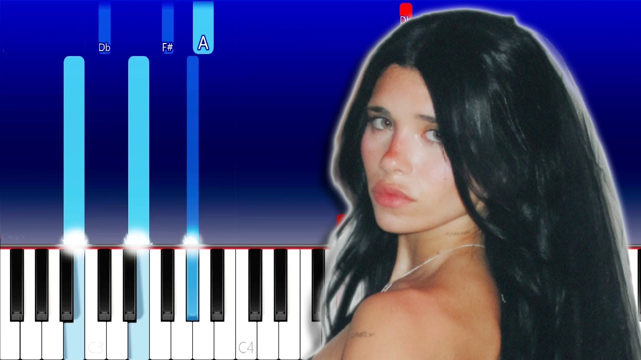 Nessa Barrett - American Jesus (Piano Tutorial)