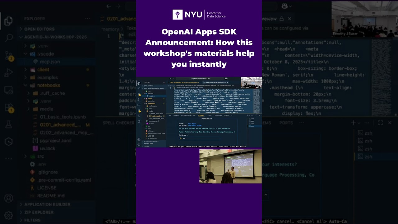 Анонс OpenAI Apps SDK: как материалы этого семинара помогут вам мгновенно