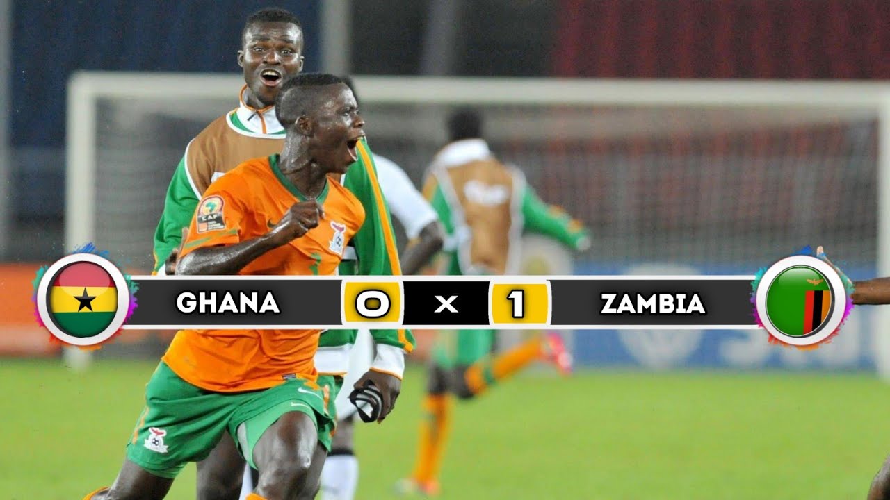 Замбия 🇿🇲 × 🇬🇭 Гана | 1 × 0 | ГЛАВНЫЕ МОМЕНТЫ | Все голы | Полуфинал Кубка Африки 2012