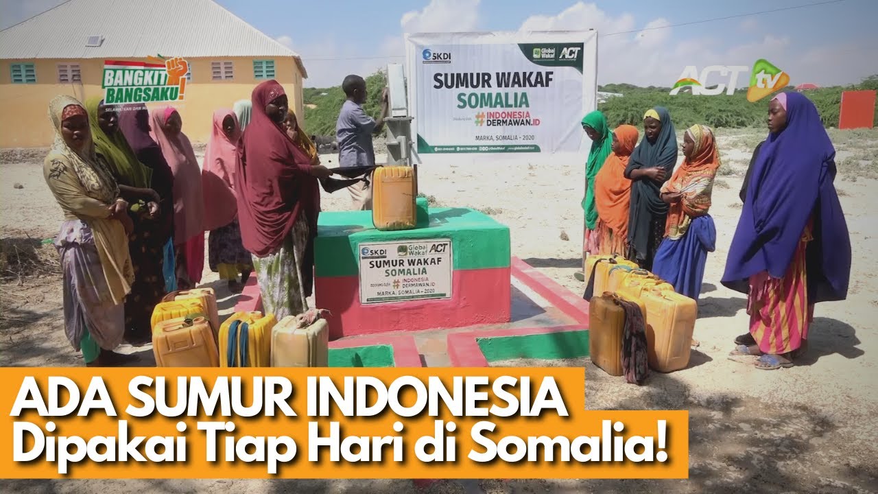 Warga SOMALIA Lagi Antre di SUMUR WAKAF PUNYA INDONESIA!
