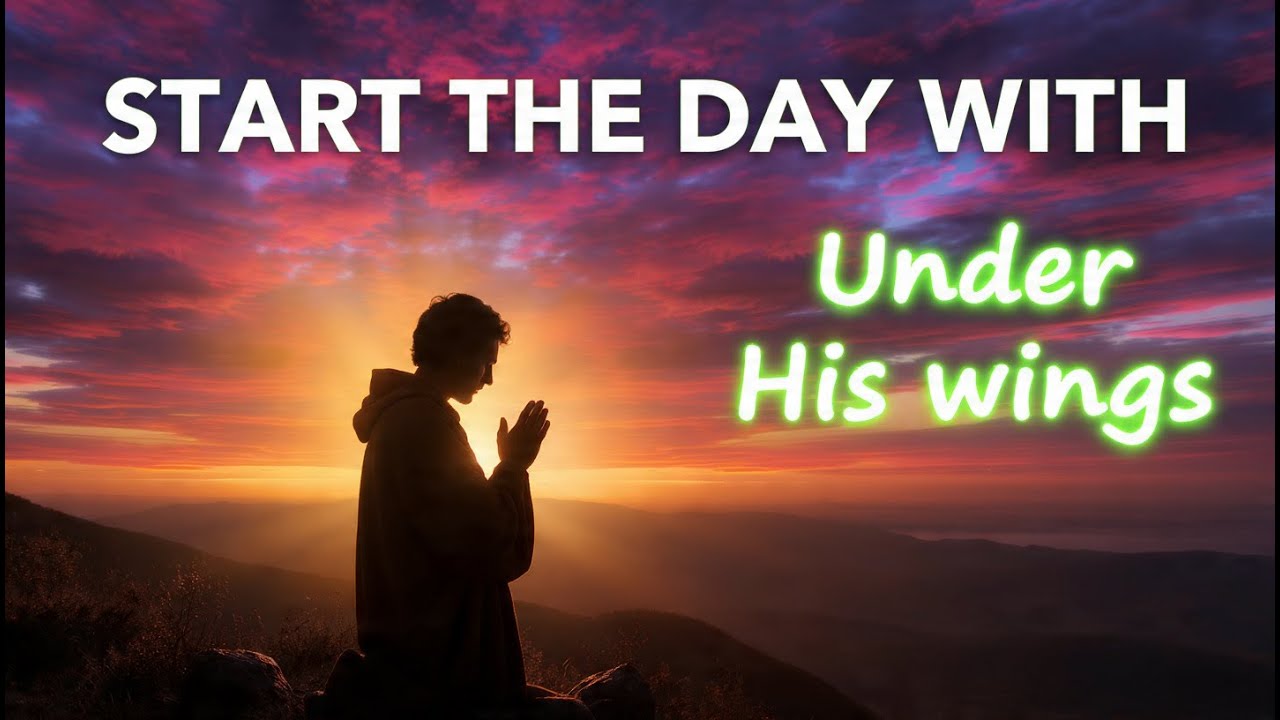MORNING PRAYER  God Covers You With His Wings This Morning