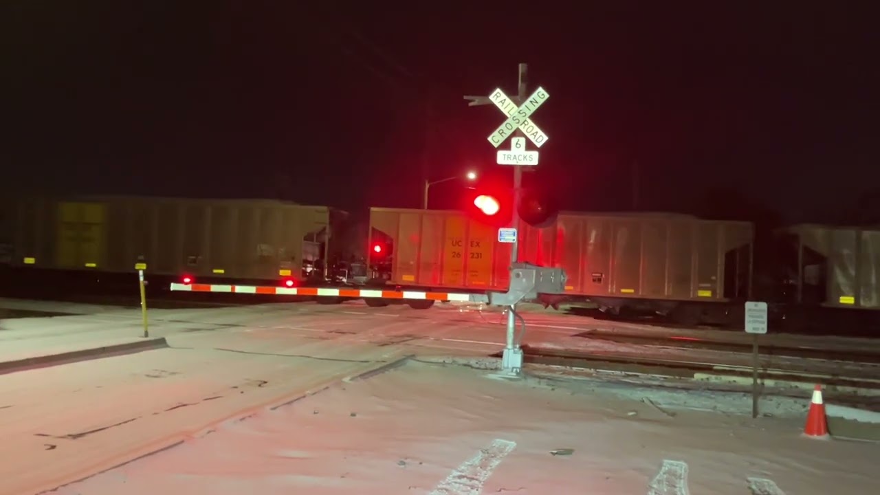 BNSF 6399 Coal Train East, S. 1st St. Railroad Crossing, Lincoln NE