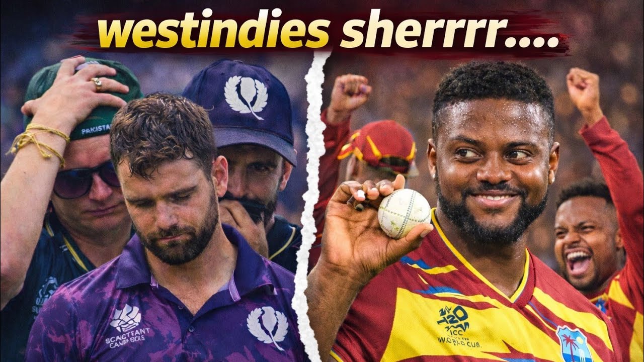 West Indies vs Scotland 🔥 T20 World Cup 2026 | Full Match Highlights