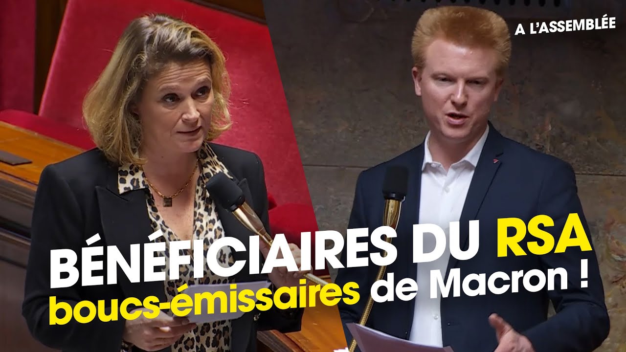 Bénéficiaires du RSA, boucs-émissaires de Macron ! | Adrien Quatennens