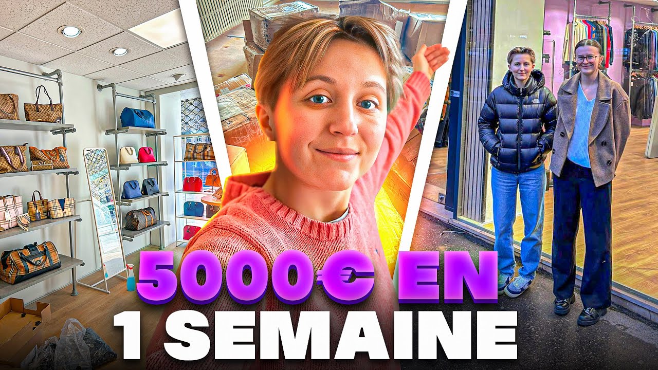 Ma première semaine en gérante de boutique et vendeuse sur Vinted