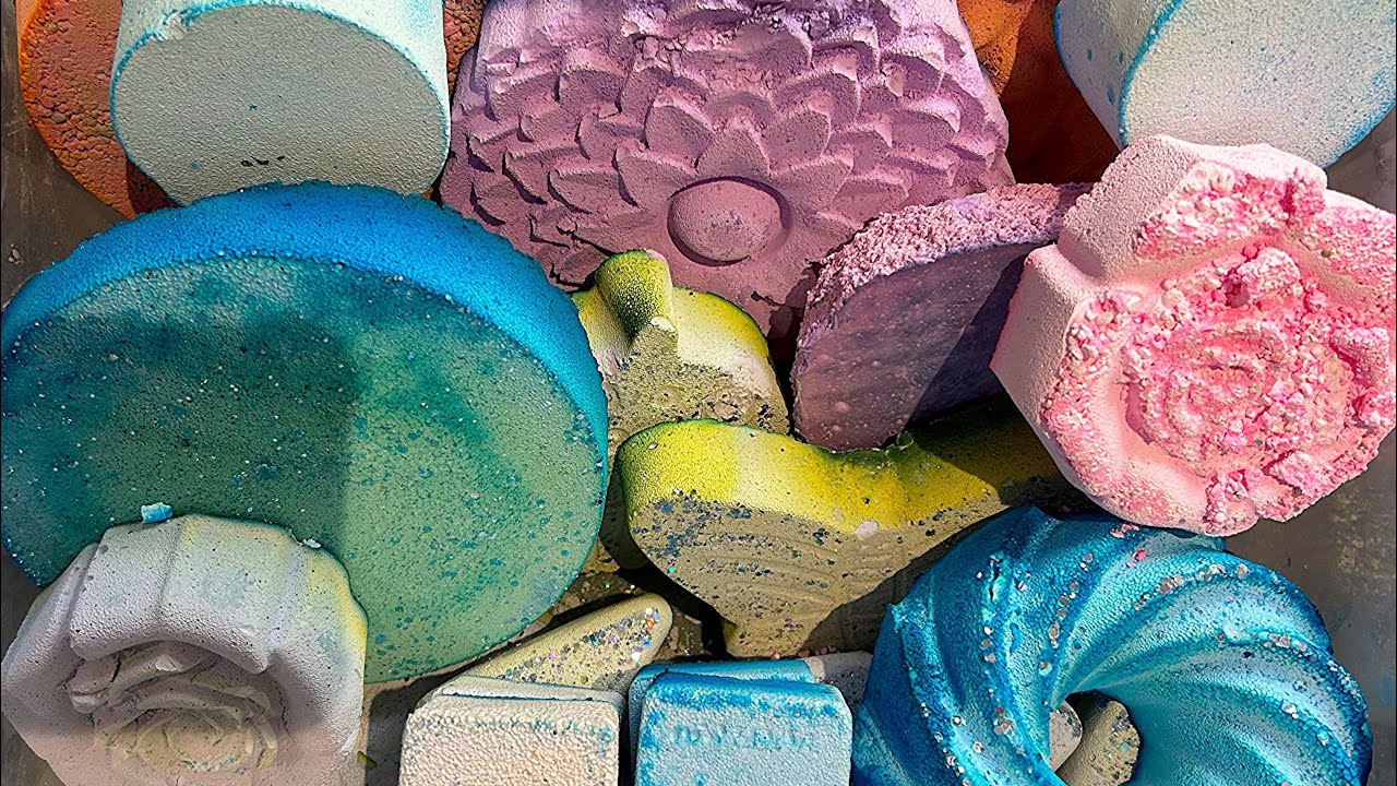 Variety crush | crunchy | powdery | satisfying | asmrgymchalk | please subscribe 