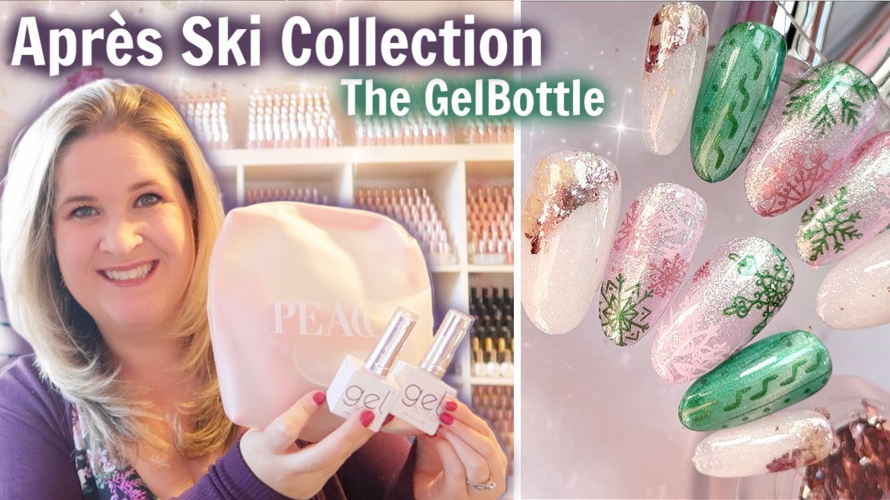 Après Ski Collection | The GelBottle | Winter Nail Demo: Using Chrome With Nail Stamping