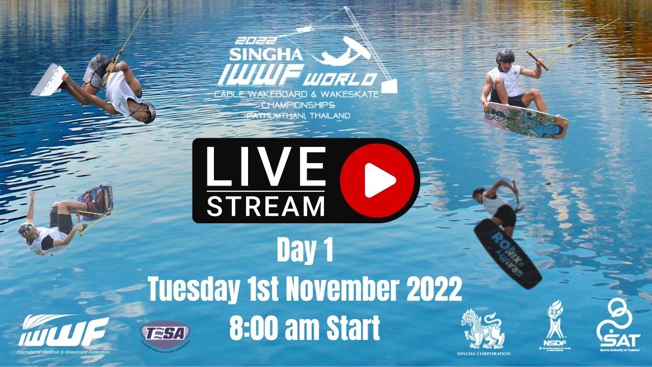 2022 SINGHA IWWF World Cable Wakeboard & Wakeskate Championships - Day 1