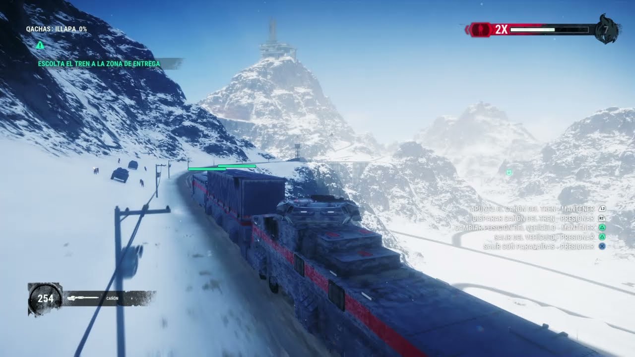 Just Cause 4 ROBO DEL TREN . ABORDA EL TREN