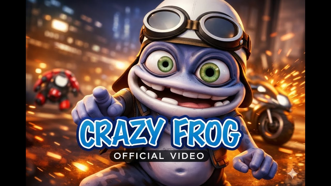 Crazy Frog - Axel F Song😂🐸🐸😂🎉