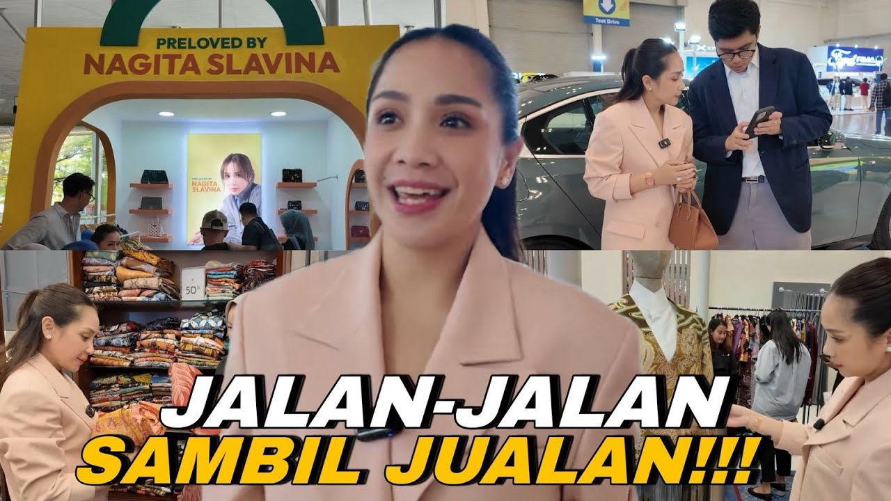 AKHIRNYA NAGITA JUALAN LANGSUNG BAJU-BAJU PRELOVED NYA!!! BIKIN HEBOH!!