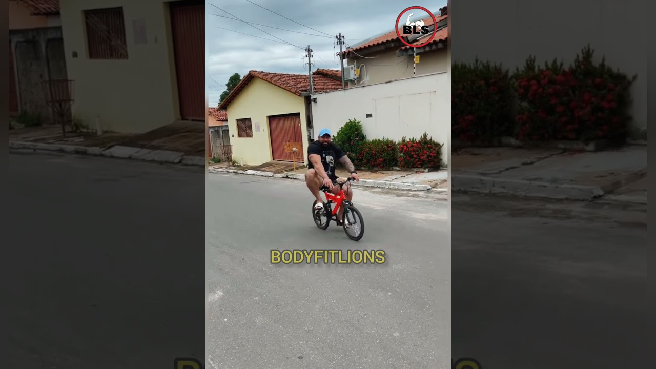 COACH BRUNO SANTOS ALOPRANDO COM A BIKE DO MENINO KKKKKK | BODYFITLIONS