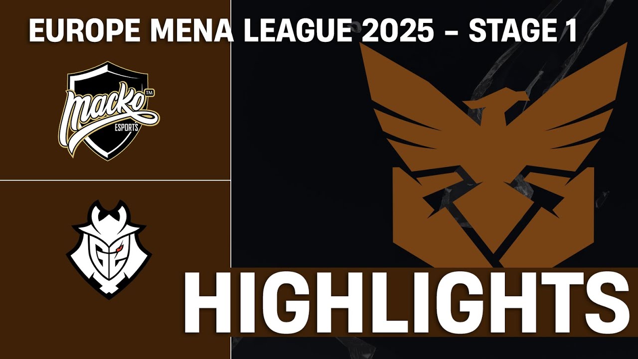 [HIGHLIGHTS] MACKO vs G2 Esports | Europe MENA League 2025 - Stage 1