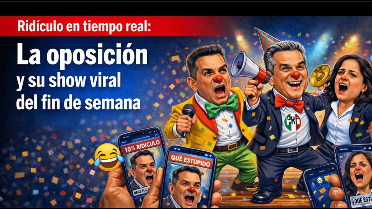 Ridículo en tiempo real: La oposición y su show viral de fin de semana