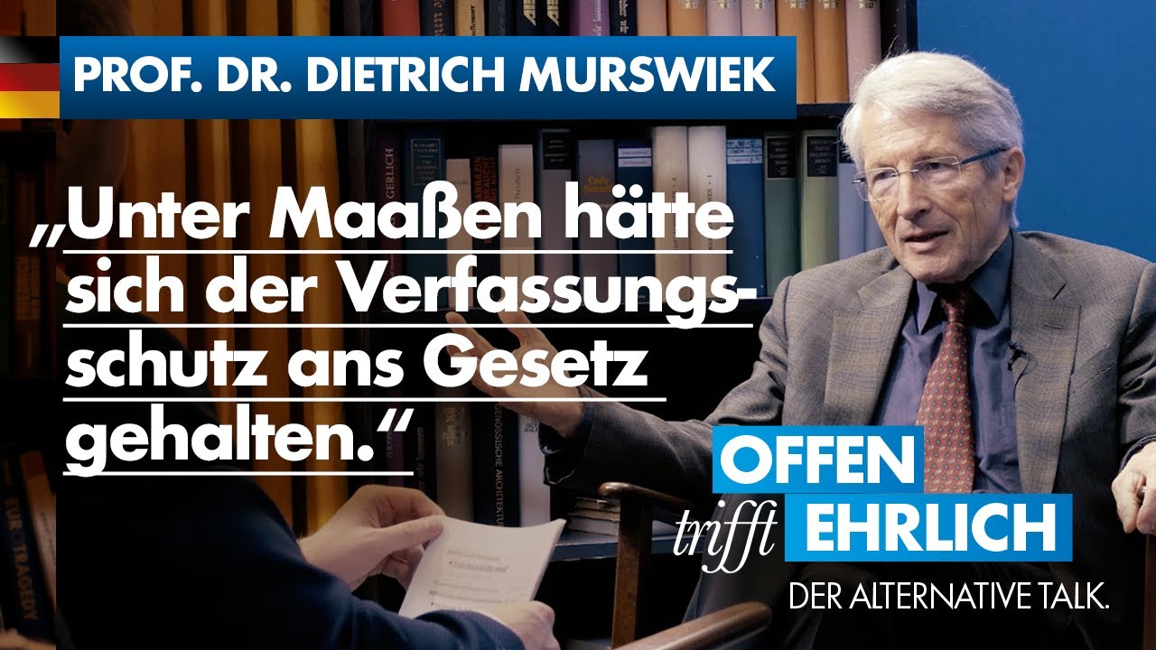 Viele Bewertungen beruhen auf einer falschen rechtlichen Grundlage | Dietrich Murswiek