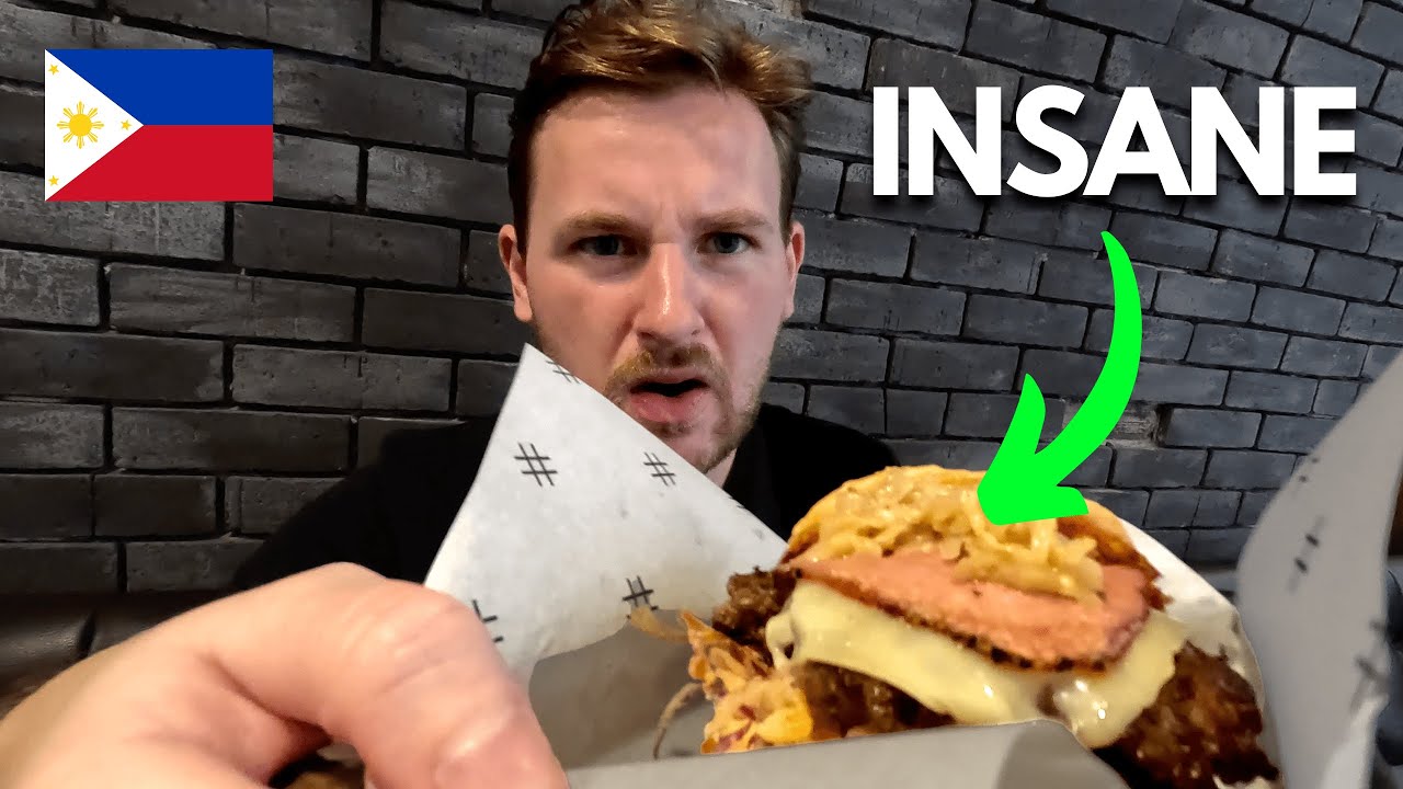 INSANE BURGER at Mall of Asia 🇵🇭 LARGEST MALL in the Philippines (Manila)