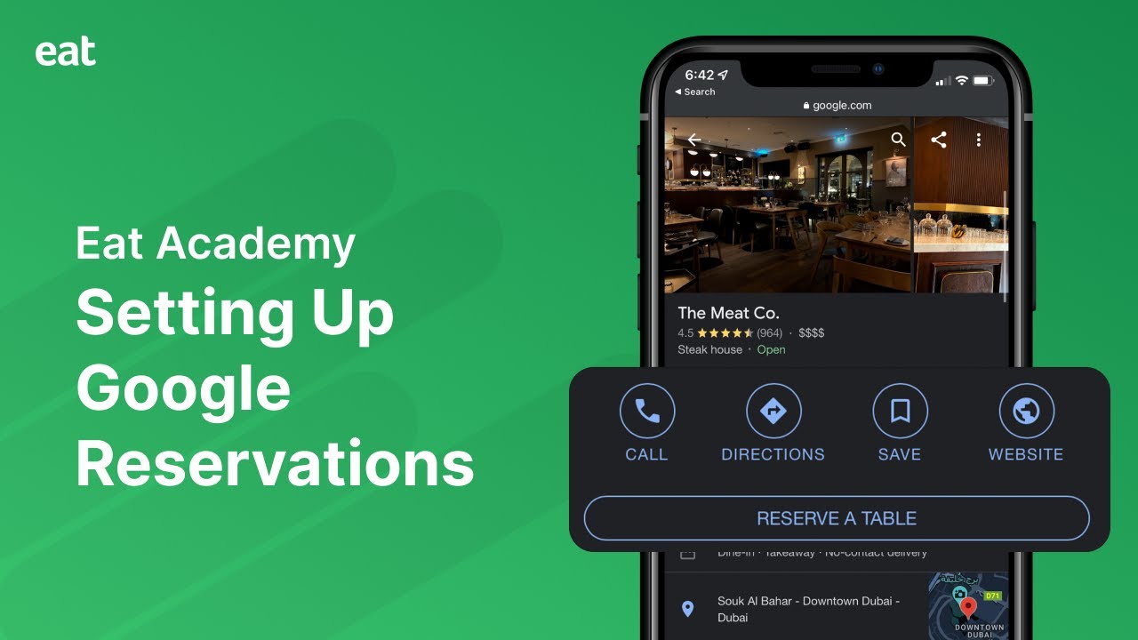Activating Google Reservations | Eat Academy