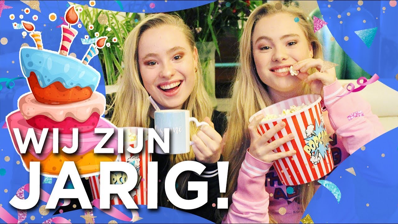 Wie jarig is trakteert! - Mylène & Rosanne
