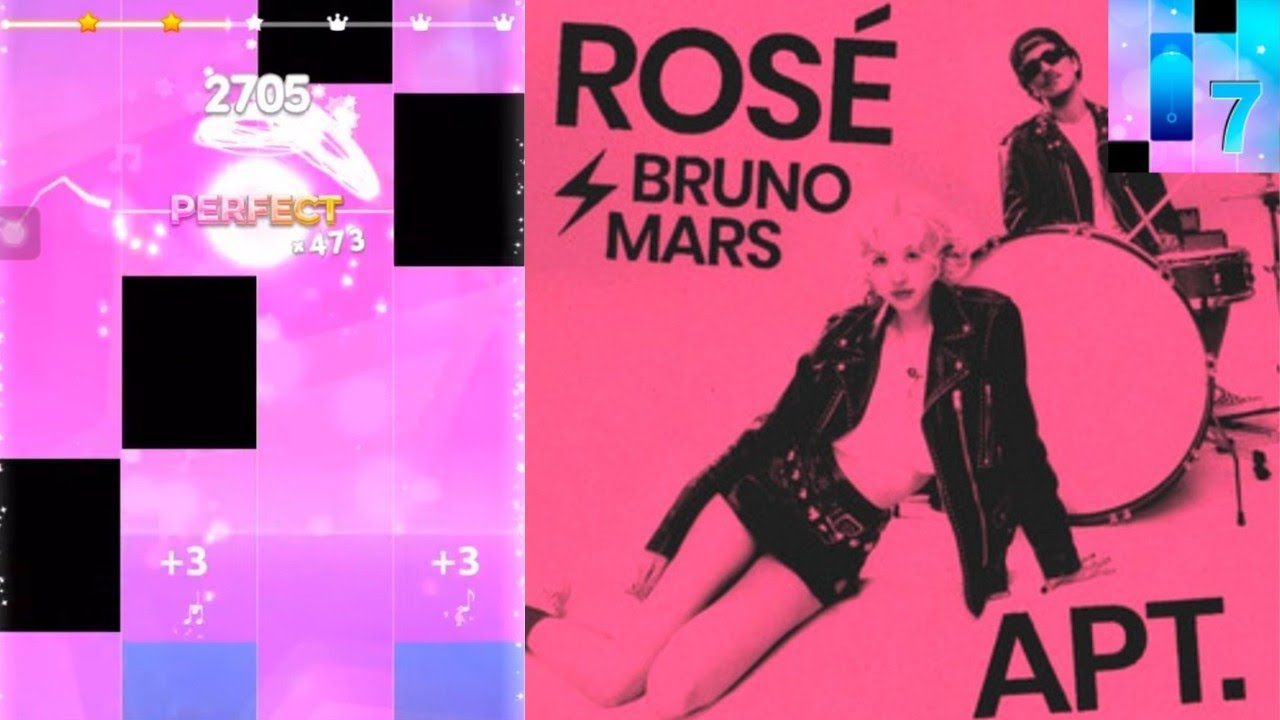 ROSÉ & Bruno Mars - APT. in Piano Tiles 7 | Piano Tiles Game