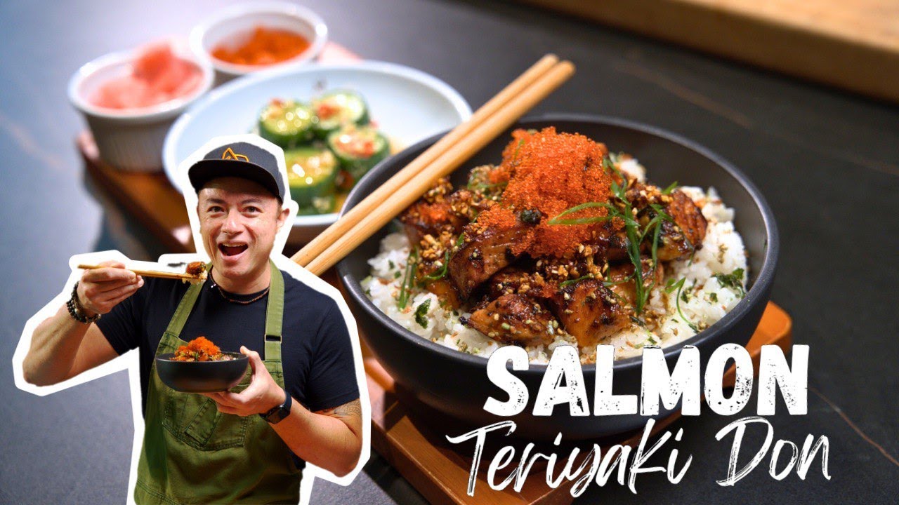 HALAL SALMON TERIYAKI DON | SHERSON LIAN