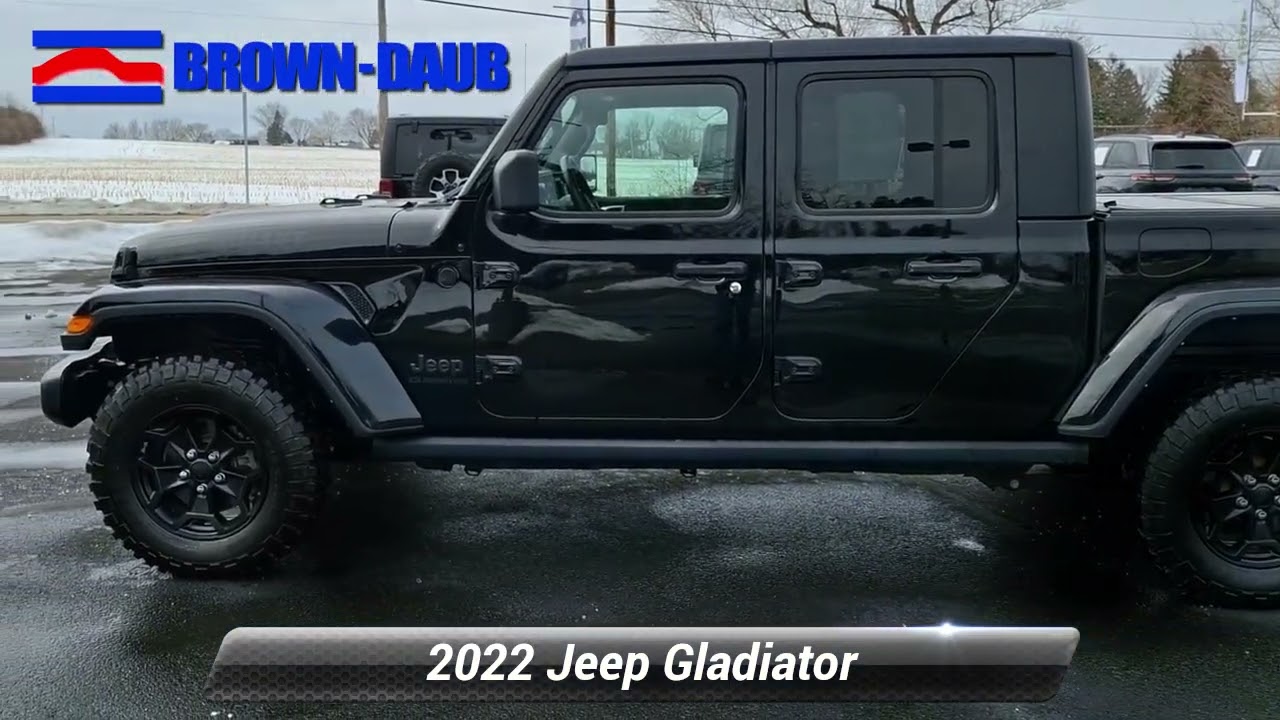 Certified 2022 Jeep Gladiator Willys 4x4, Easton, PA 7637P
