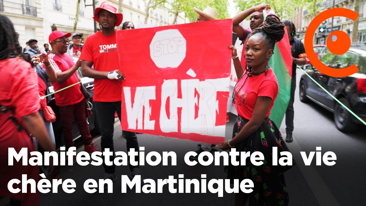 Manifestation contre la vie chère en Martinique : le RPPRAC défile Paris ce 27 juillet 2025