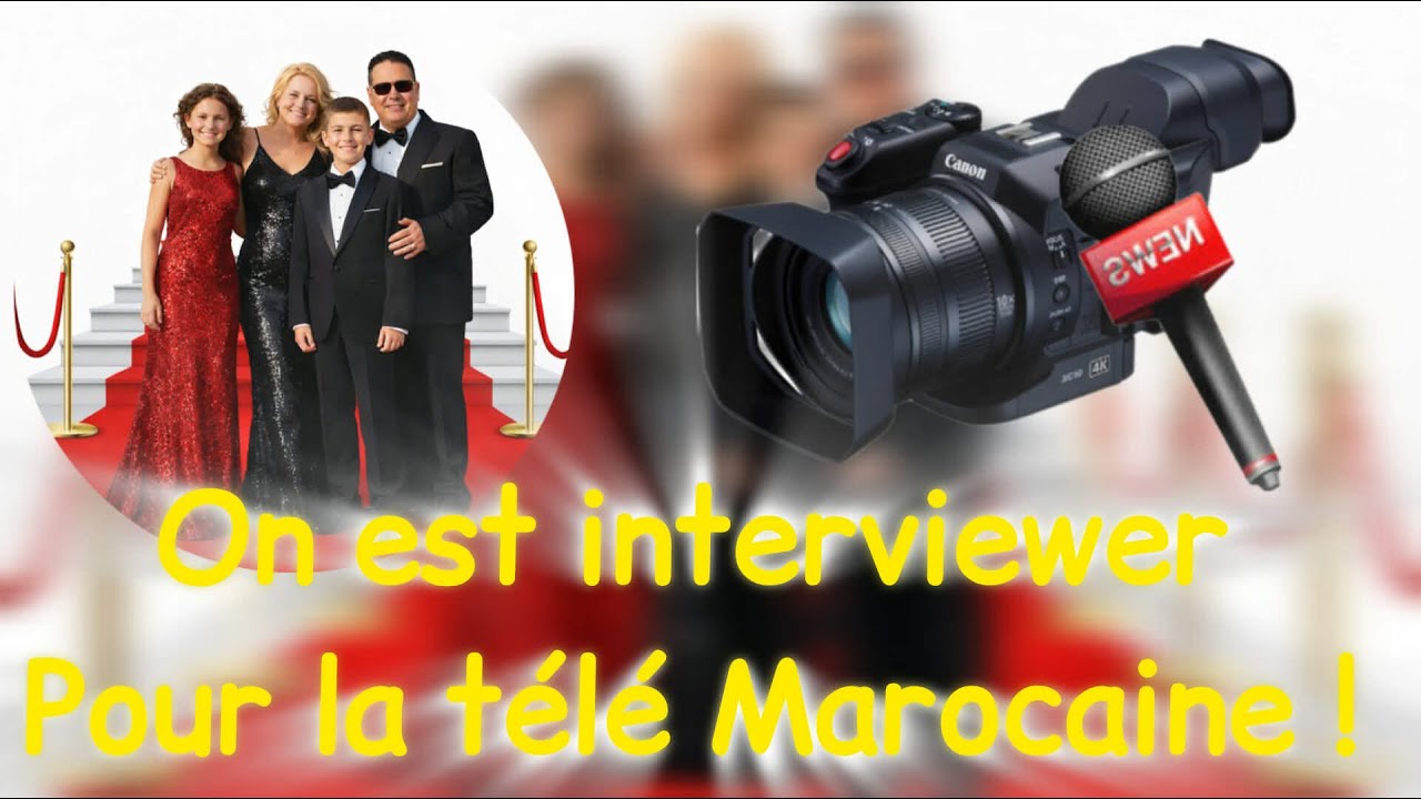 On vous raconte comment la télé marocaine nous a interrogé ! 🎤