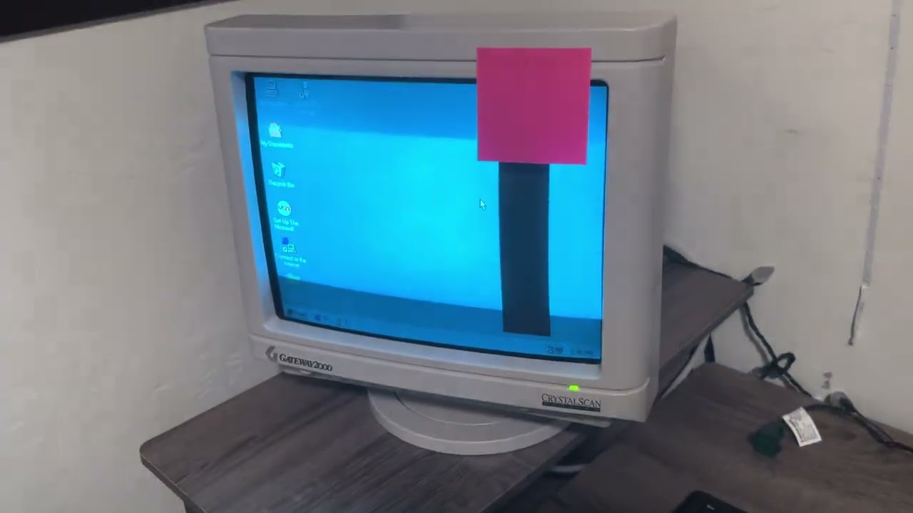 Vintage Computer Setup In The Bedroom