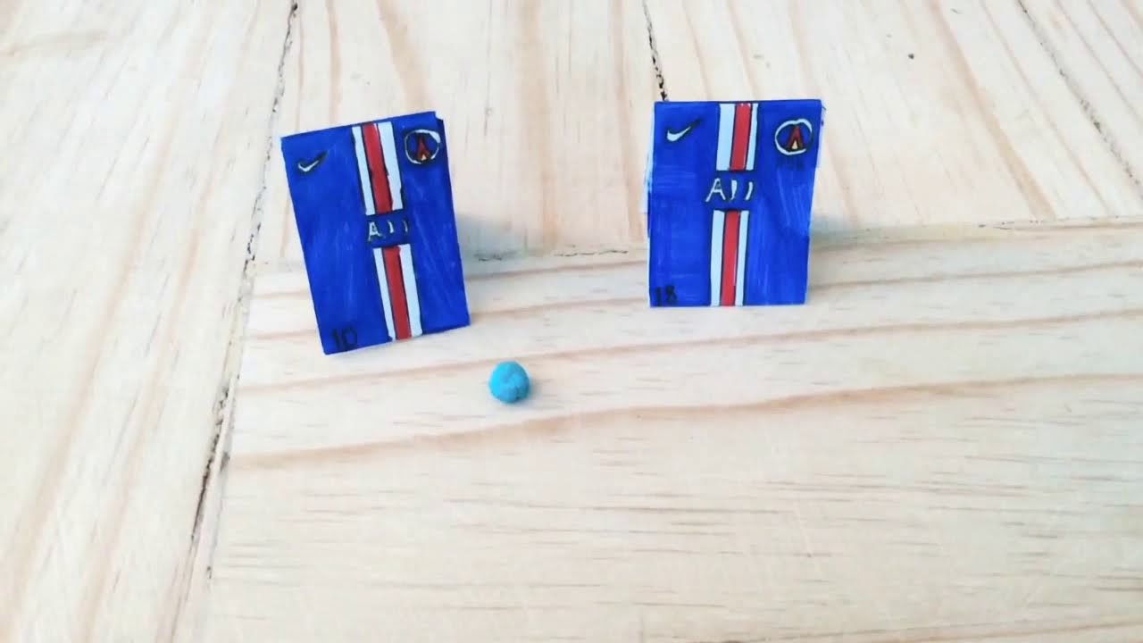 Paper soccer players tutorial