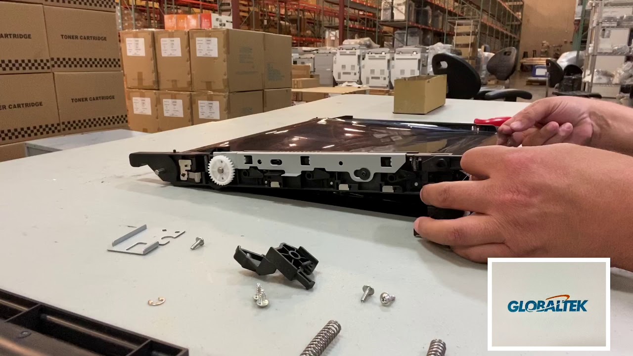 Refurbishing Transfer Belt Assembly Bizhub  C554e - A161R73311, A161R73300