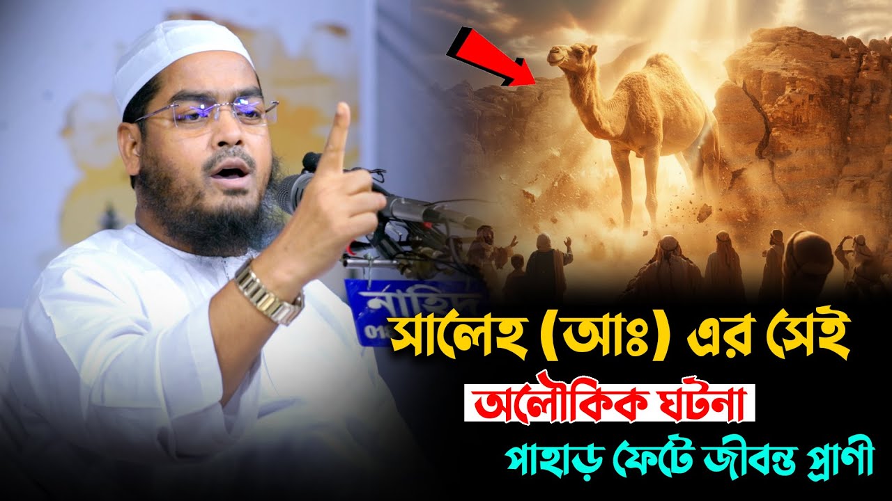 পাহাড়ের ভেতর থেকে জ্যান্ত উট বের হওয়ার অলৌকিক ঘটনা | হযরত সালেহ (আঃ) | Hafizur Rahman Siddiki