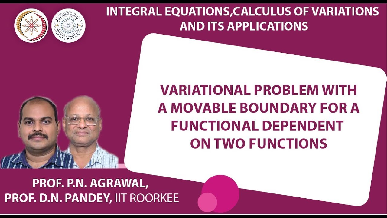 Variational problem with a movable boundary for a functional dependent on two functions