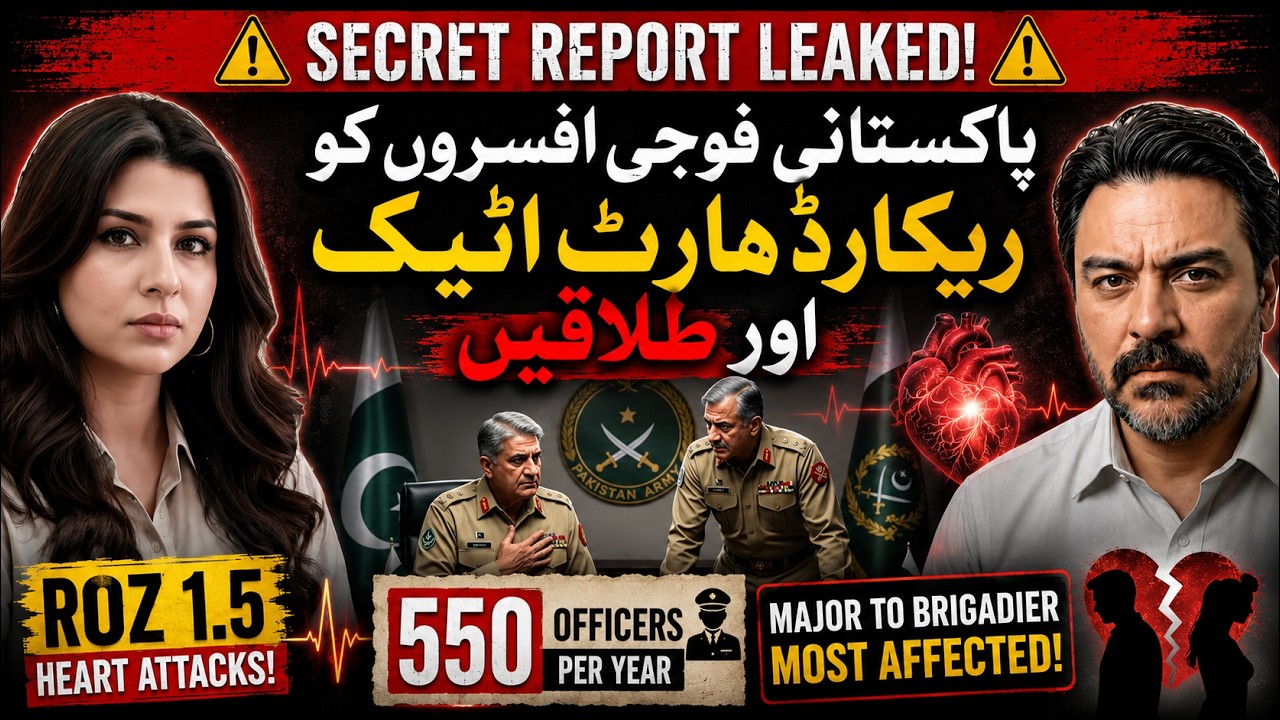 Army Officers Ko Kya Ho Raha Hai? | Roz 1.5 Heart Attacks! | Secret Medical Report EXPOSED