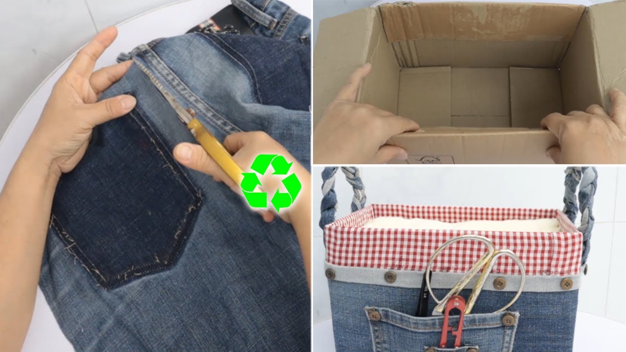 Top 5 creative DIY projects from old jeans