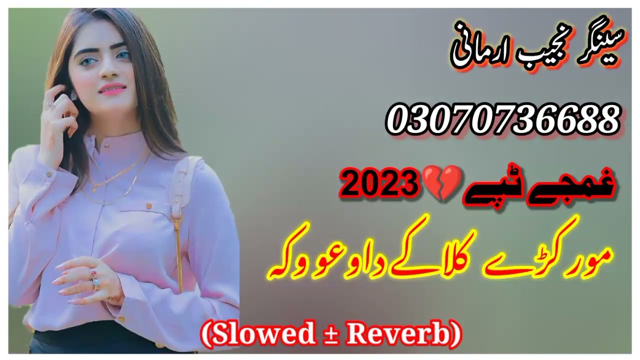 Pashto New Sad Tapay 2023/ Singer Najeeb Armani/موکړې کلاکې داوعو وکه/#pashtosong #song #shortvideo
