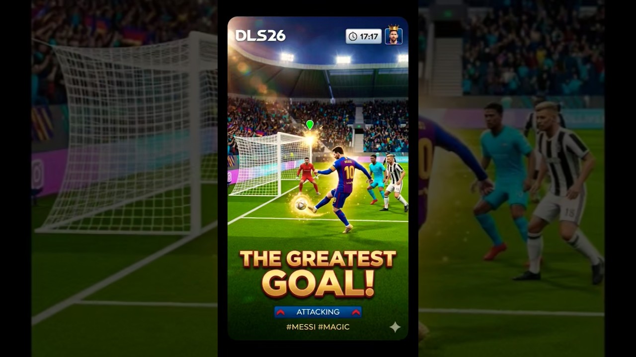 ​LUCKY OR PRO? Messi's Craziest Goal in DLS26! 🍀