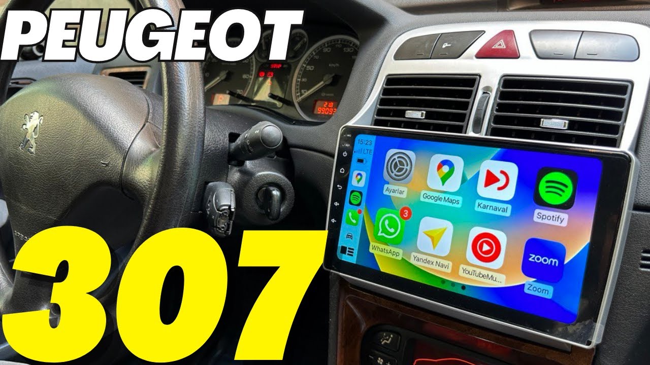 PEUGEOT 307 CarPlay ve AndroidAuto Destekli Android Multimedya Sistemi 22-165
