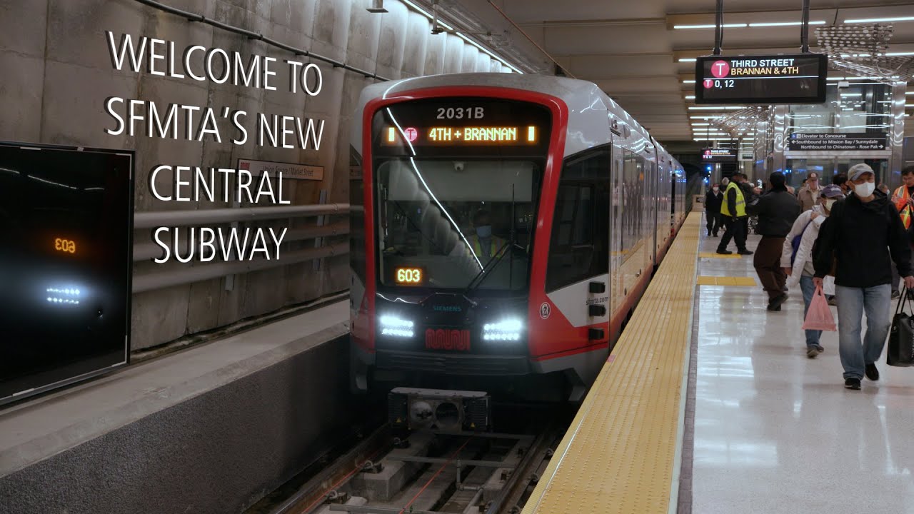 Welcome to SFMTA's new Central Subway