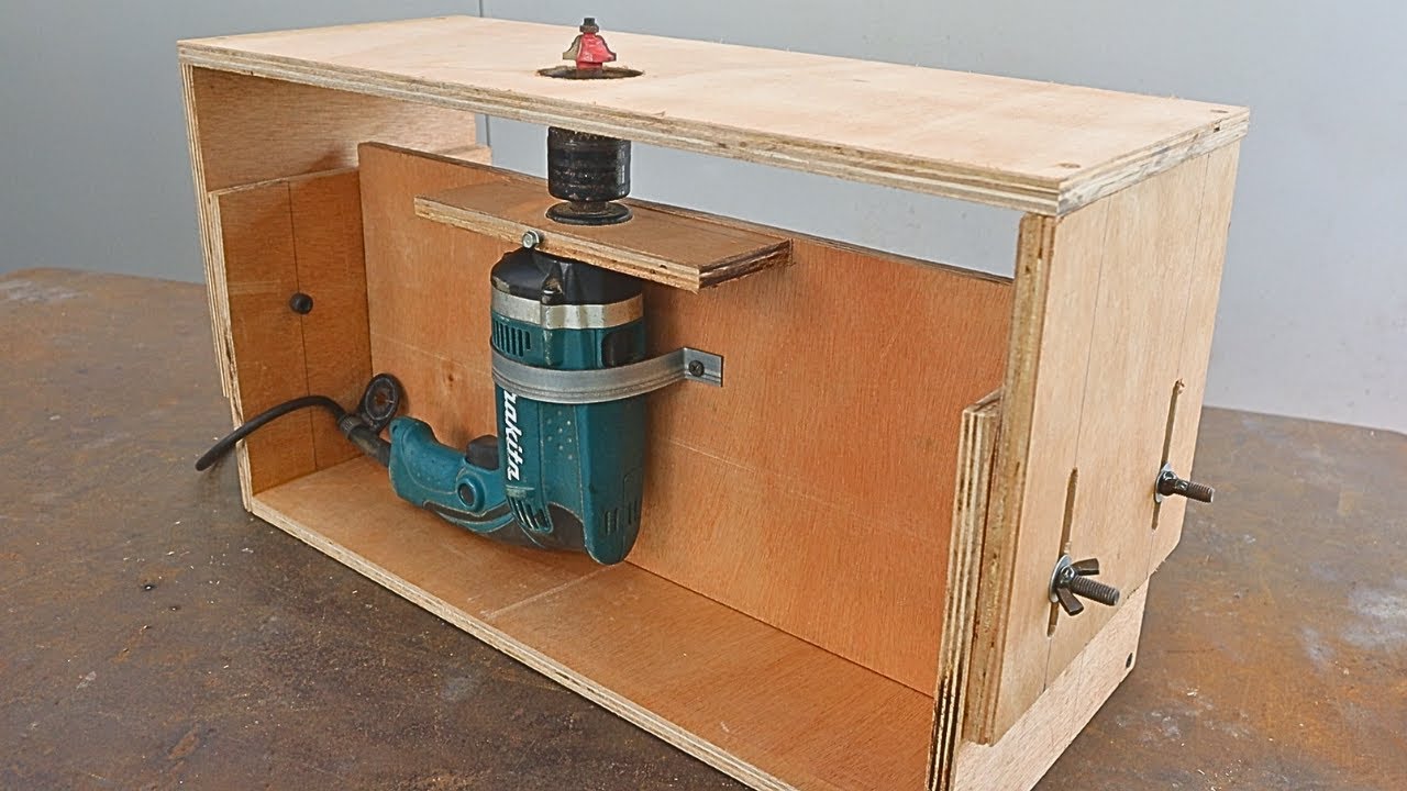 How to make an effective milling table using a drill / Homemade milling machine using hand drill