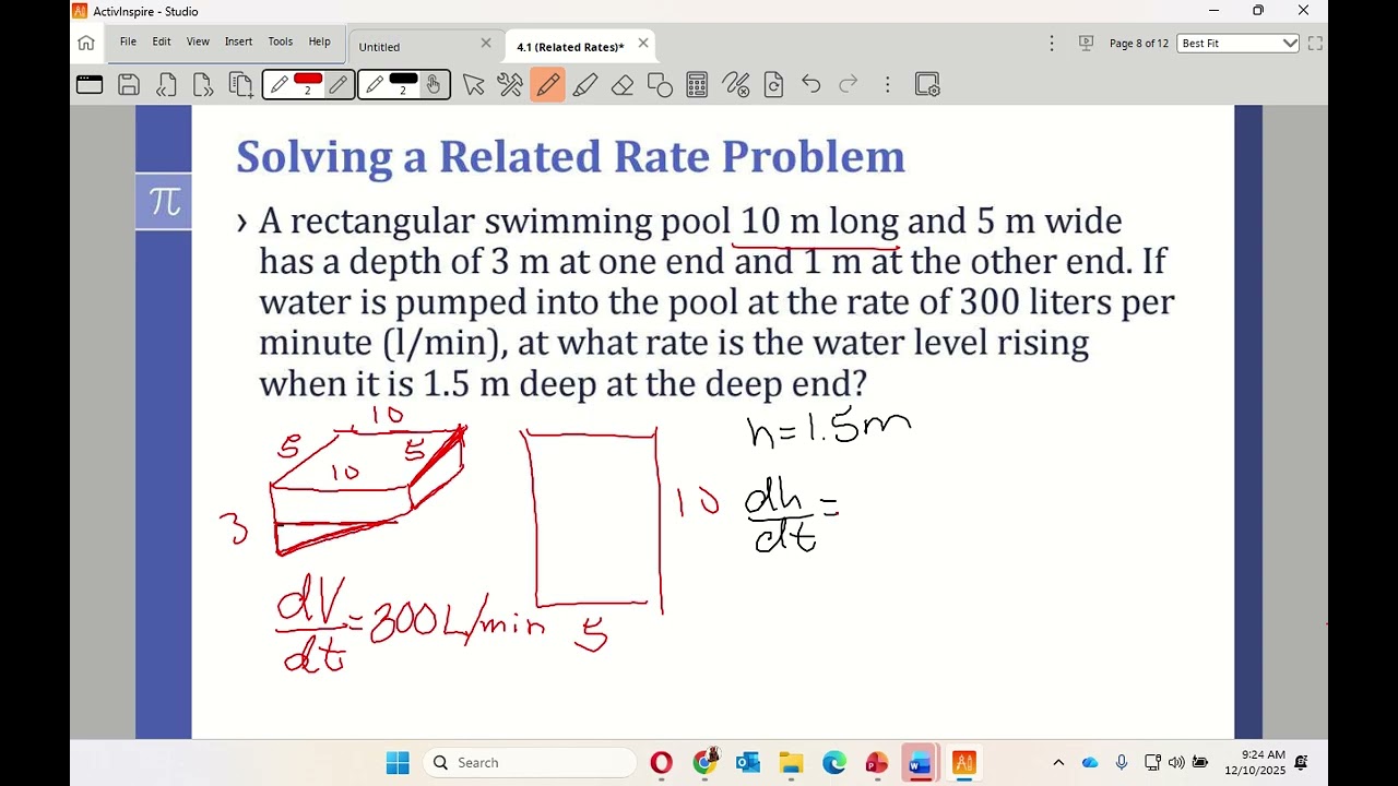 4.1 Related Rates B
