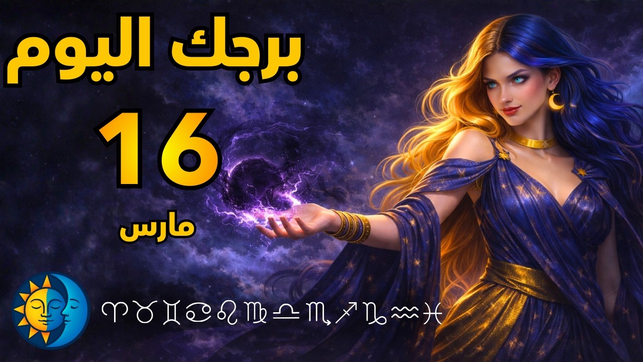 توقعات الابراج اليوم 16 آذار مارس 2026 🌙