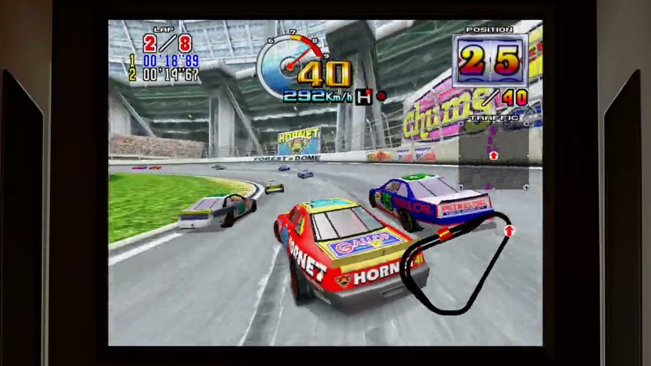 Sega Racing Classic 2/Daytona USA 2 Battle on the Edge - Beginner - Secret Hornet car