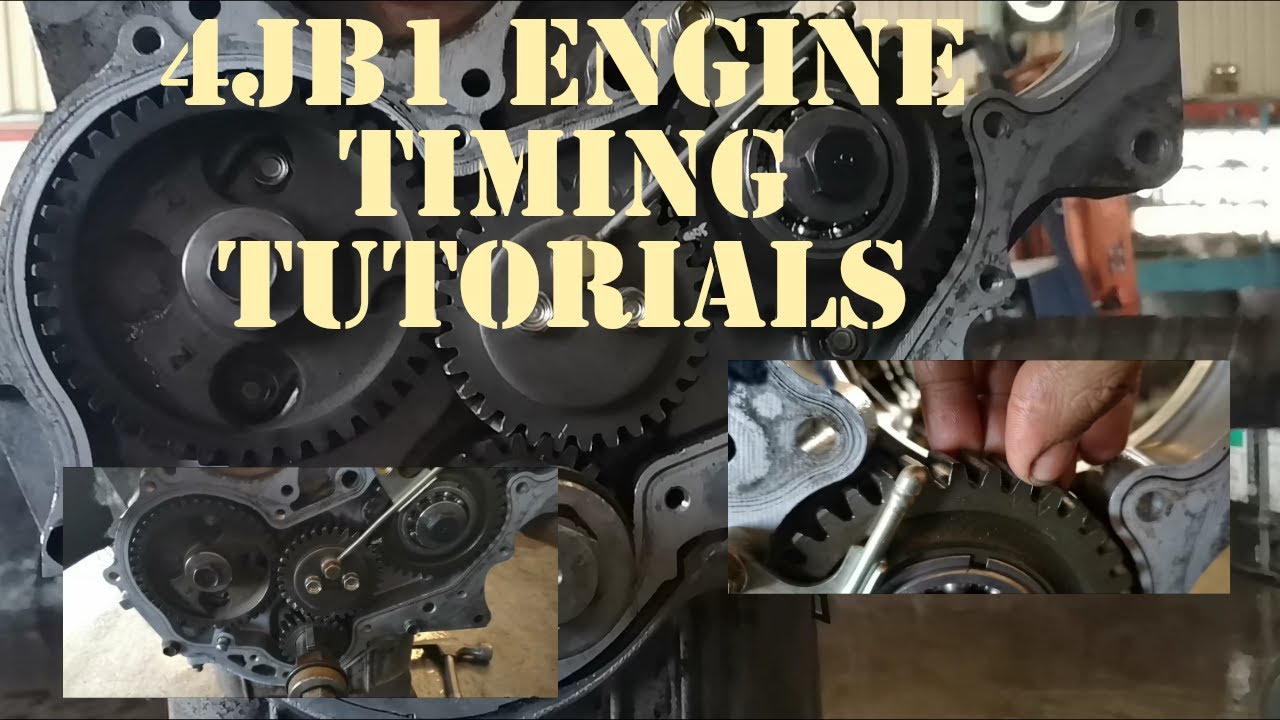 4JB1 Isuzu timing engine tutorial
