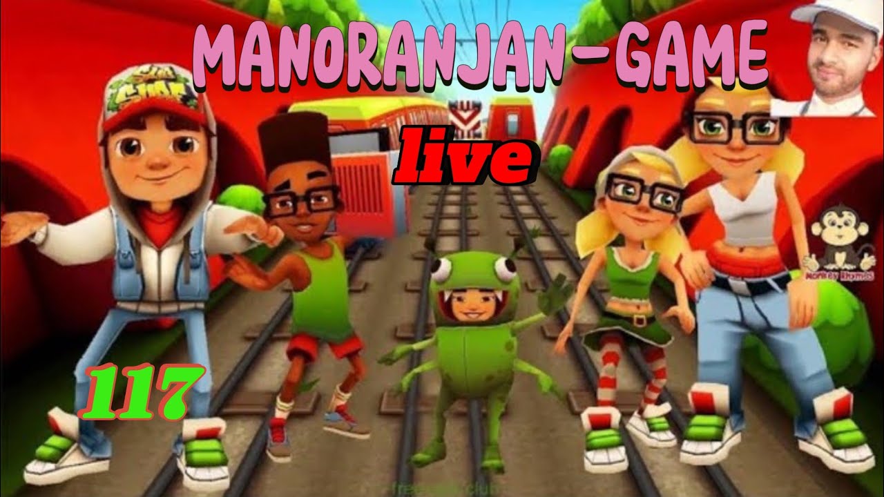 Subway Surfers LIVE 🔴 Pro Player Gameplay | Insane Reflex Run 😱Manoranjan-game episode 117