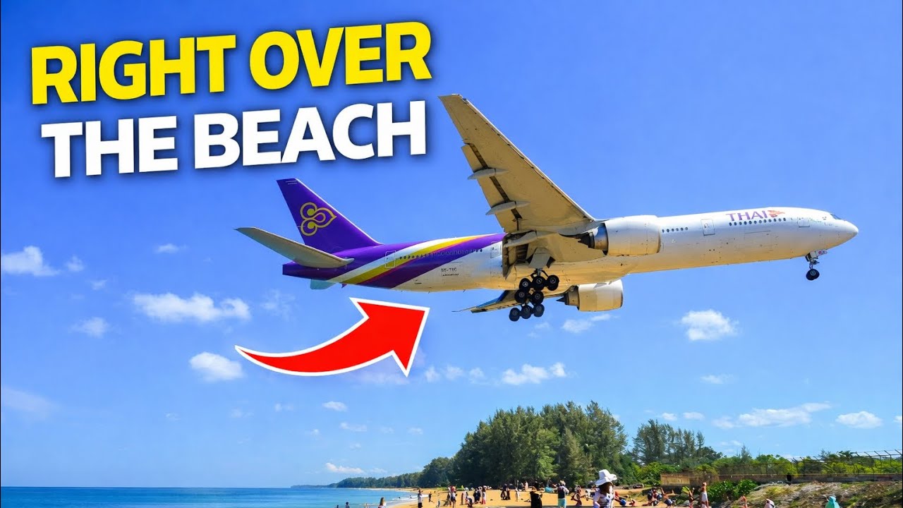 Mai Khao Beach Phuket – Planes Just FEET Above People!
