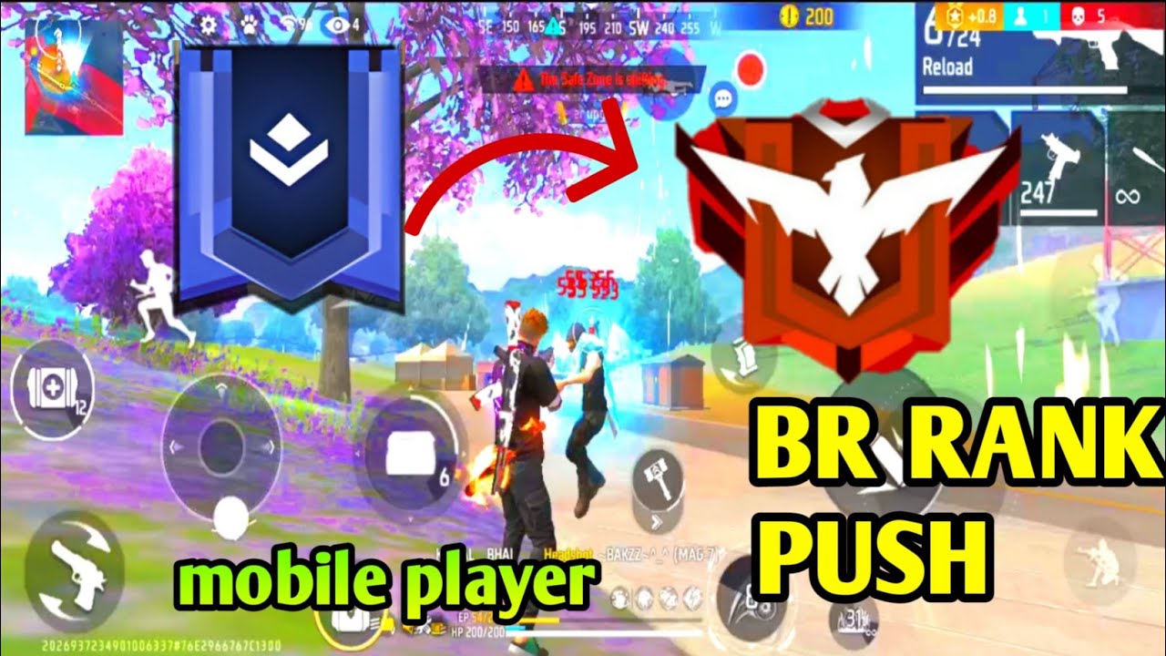 BR Rank Push FF 🔥| BR Rank Push IN Free Fire | Free Fire Best Gameplay Video