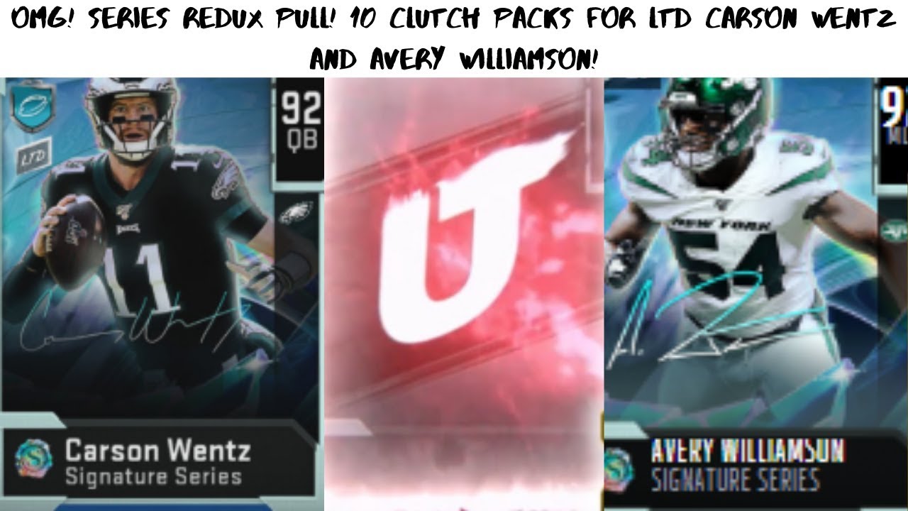 OMG! SERIES REDUX PULL! 10 CLUTCH PACKS FOR LTD WENTZ AND WILLIAMSON! MADDEN 20 ULTIMATE TEAM