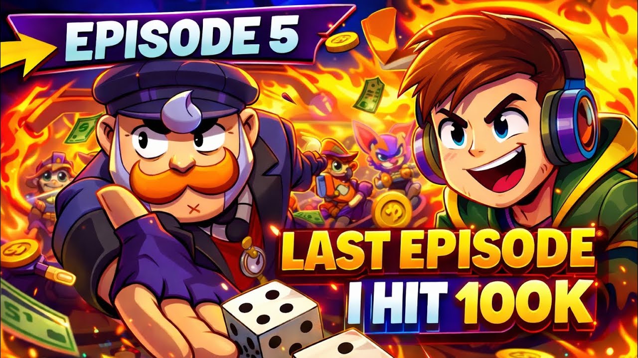 IT’S OVER… 100K PUSH COMPLETED! 🏆 | Last Epiode 5 | Brawl Stars 